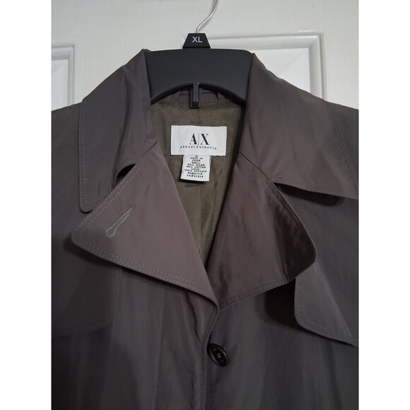 Women's Armani Exchange Light Trenchcoat Raincoat Size S - Picture 2 of 11